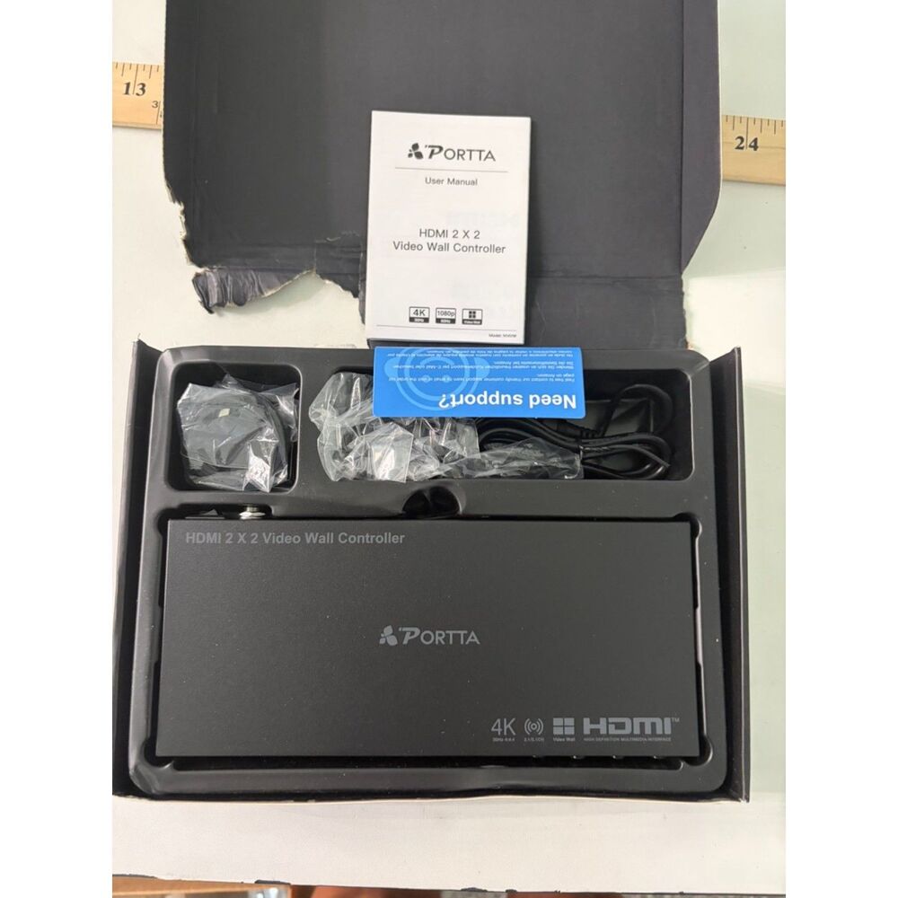 Portta HDMI 2x2 Video wall controller - NIB